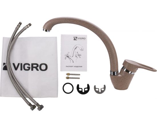 Смеситель для кухни VIGRO VG901 терракотовый – изображение 4