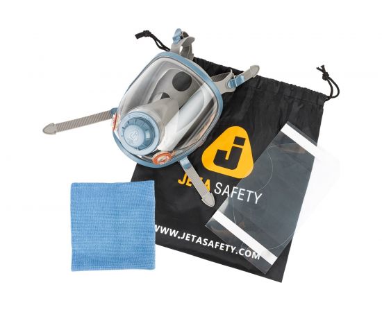 Защитная полнолицевая маска с антивандальным хим.стойким покрытием Jeta Safety размер L 6950-L – изображение 5