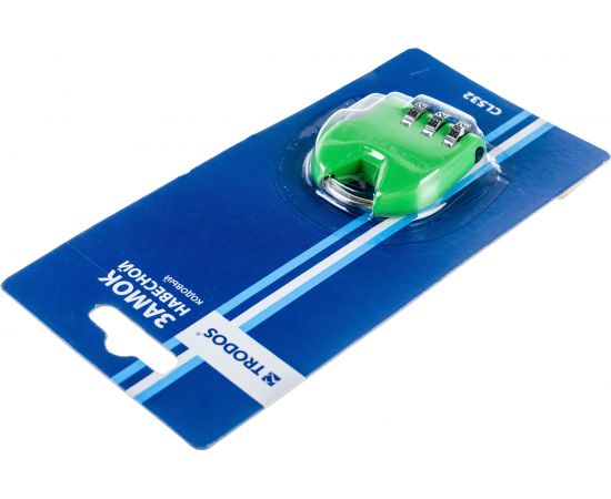 Навесной кодовый замок Trodos CL532 зеленый Blister 210149 – изображение 5