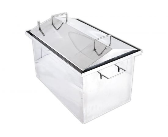 Коптильня из нержавеющей стали 2 мм AISI 430 Ольховый дым Фортуна КФ-7 – изображение 5