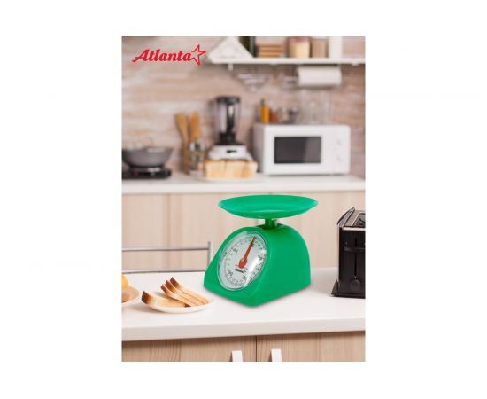 Кухонные механические весы с чашей Atlanta ATH-6182 green – изображение 7