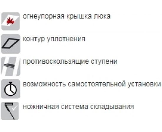 Металлическая огнестойкая лестница FAKRO LSF 70х90 см, высота 300 см 860133 – изображение 9