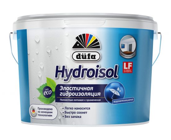 Гидроизоляция Dufa HYDROISOL эластичная, 1.5 кг МП00-004899 