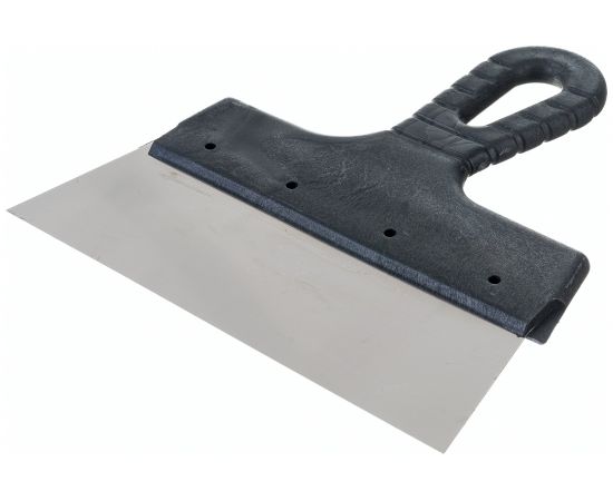 Фасадный шпатель EUROTEX 200 мм нержавеющая сталь пластмассовая ручка 020605-200 