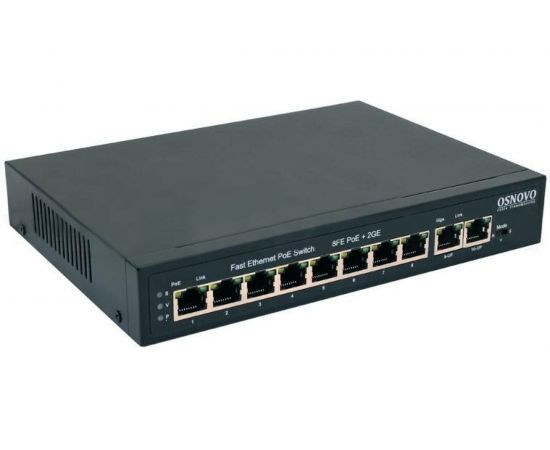 PoE коммутатор OSNOVO Ethernet, PoE SW-20820 120W УТ-00027086 