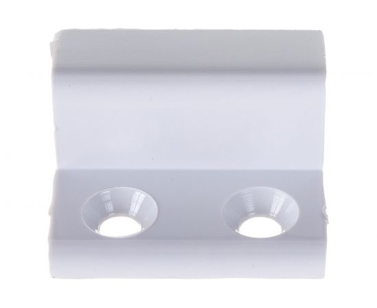 Уголок крепления москитной сетки СКОБЯНОЙ (к-т) пластик, белый 002545 