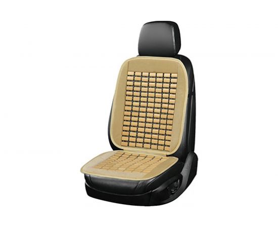 Накидка сиденья массажная SKYWAY Massage-01 бамбук/полиэстер бежевый S01302036 