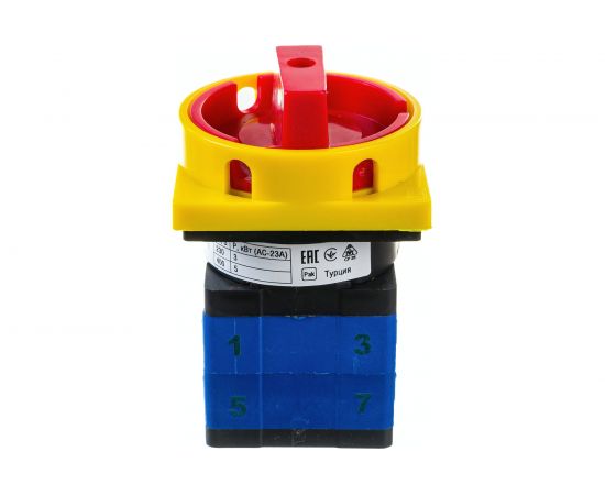 Кулачковый переключатель IEK, ПКП10-13/У, 10А, откл-вкл, 3Р/400В, ИЭК BCS23-010-1 