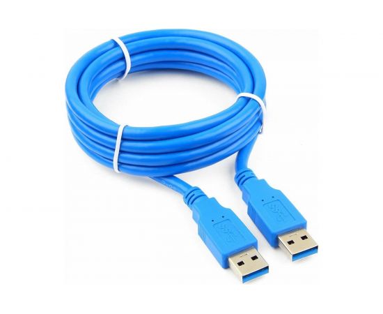 Кабель USB Cablexpert 3.0 Pro CCP-USB3-AMAM-6 AM/AM 1.8м экран синий пакет CCP-USB3-AMAM-6 