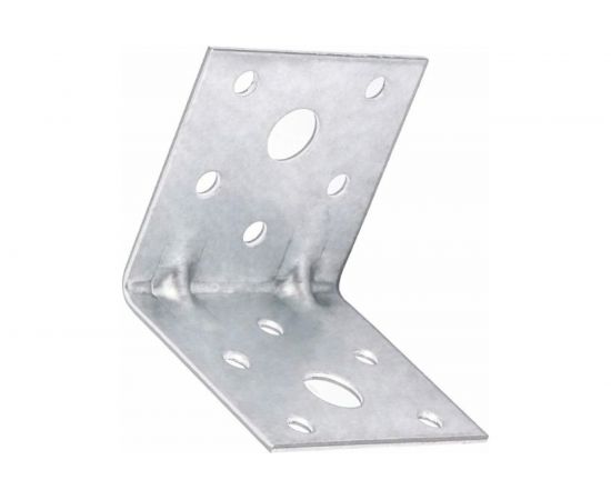 Крепежный уголок swfs 50х50х50х2 мм, с двумя ребрами, оцинк. тов-140461 