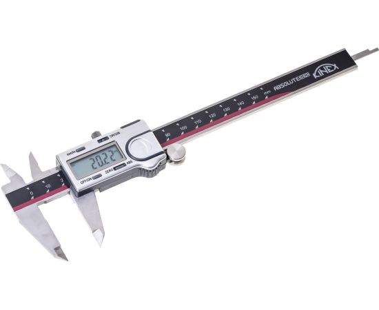 Электронный штангенциркуль Kinex ШЦЦ-1 150мм, 0.01мм, DIN862 ABSOLUTE ZERO 6040-05-150 