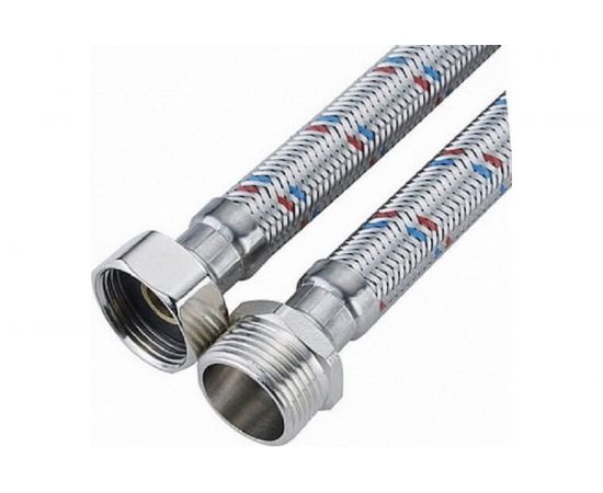 Гибкая подводка для воды OUTE 1/2"", гайка-штуцер, 80 см TP56-80 