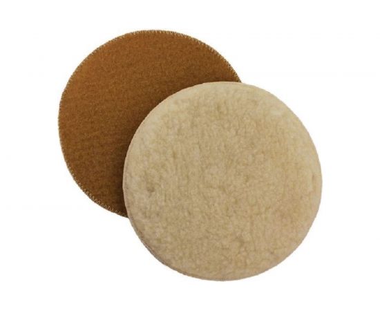 Диск полировальный 150 мм, овчина под липучку S.E.B. ОПС-150 