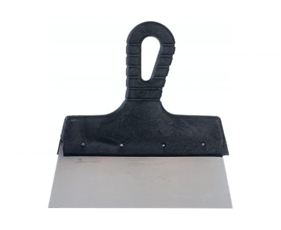 Фасадный шпатель EUROTEX 200 мм нержавеющая сталь пластмассовая ручка 020605-200 – изображение 2