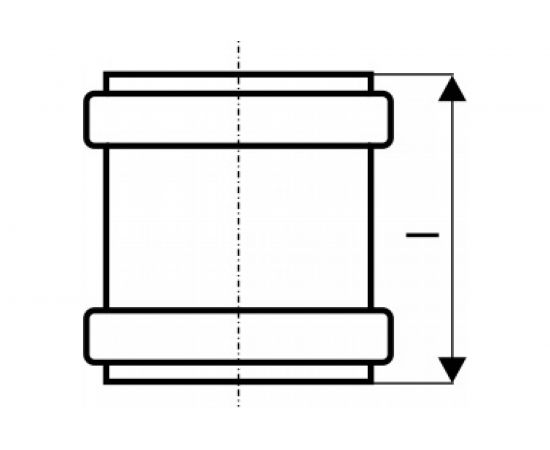 Ремонтная муфта наружной канализации Ostendorf ПВХ, 160 мм 222500 – изображение 2