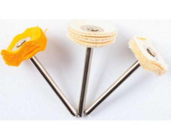 Набор насадок полировальных 3 шт REDVERG 6633239 – изображение 2