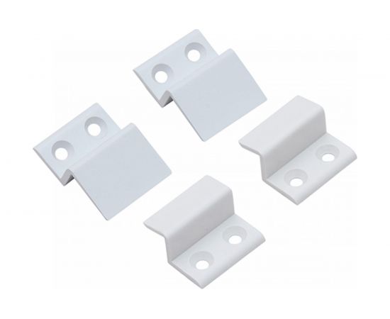 Уголок крепления москитной сетки СКОБЯНОЙ (к-т) пластик, белый 002545 – изображение 2