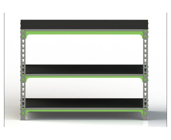 Стол-верстак 950x1800x500 (две полки) SVPII951850 – изображение 2