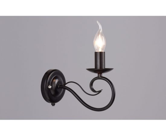 Бра РОССВЕТ 1х60ВтхE14 РС20944 BK/1W – изображение 2