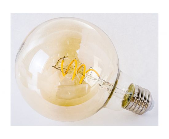 Светодиодная лампа TDM «Винтаж» золотистая, G95, со спиралью, 4 Вт, 230 В, 2700 К, E27, шар SQ0340-0346 – изображение 2