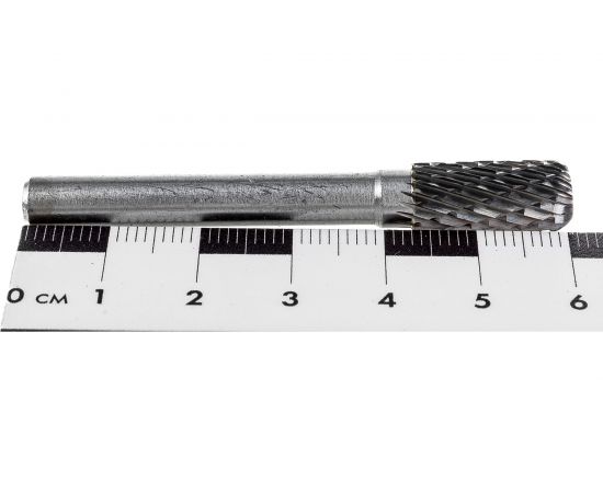 Борфреза твердосплавная по металлу сфероцилиндрическая с усеченным гладким торцом 8х18х6 мм S.E.B. 407SL-W0818 – изображение 3