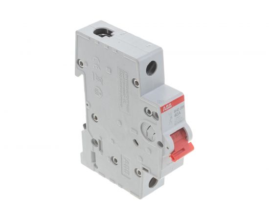 Рубильник ABB 1 полюс SHD201/40 рычаг красный 2CDD271111R0040 – изображение 3