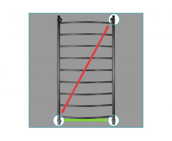 ENERGY Полотенцесушитель Classic 1200х600 00000015284 – изображение 4