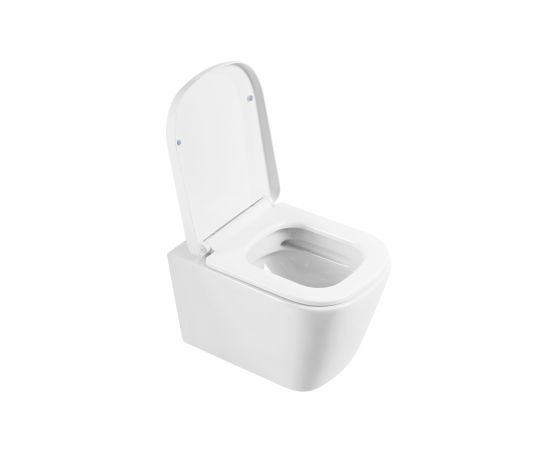 Сиденье дюропласт BelBagno ALBANO soft close, металлическое крепление BB120SC – изображение 6