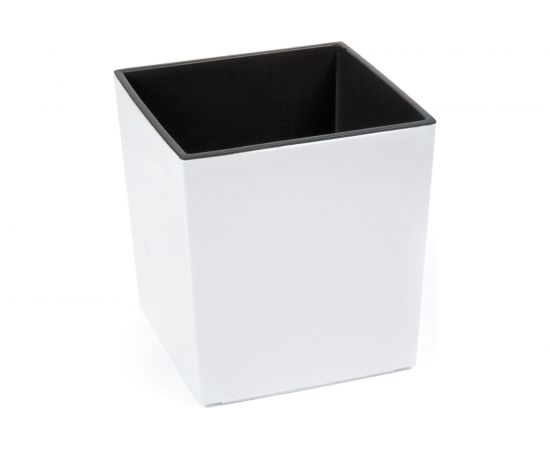 Кашпо с вкладышем LAMELA Sp.z o. JUKA 554 40x40x41.5 см, белый 039155 