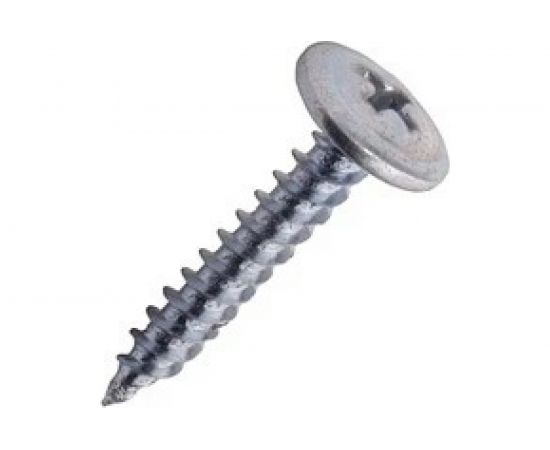 Саморез с пресс-шайбой по металлу 4,2х19 Саморезик полусфера, оцинков, острый 1кг SWPSHO-4,2х19-1 