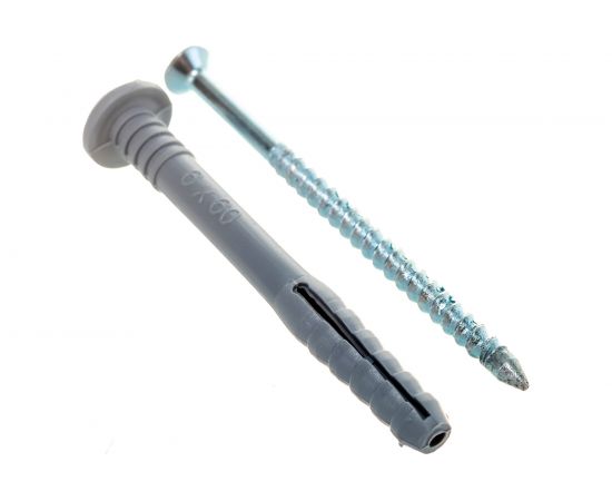 Дюбель-гвоздь с бортиком Метизный двор 6x60, 100 шт. 4607159068682 