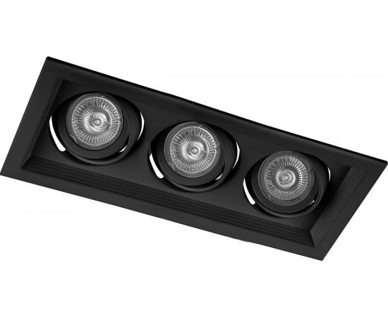 Встраиваемый потолочный светильник FERON MR16 G5.3 черный, DLT203 32443 