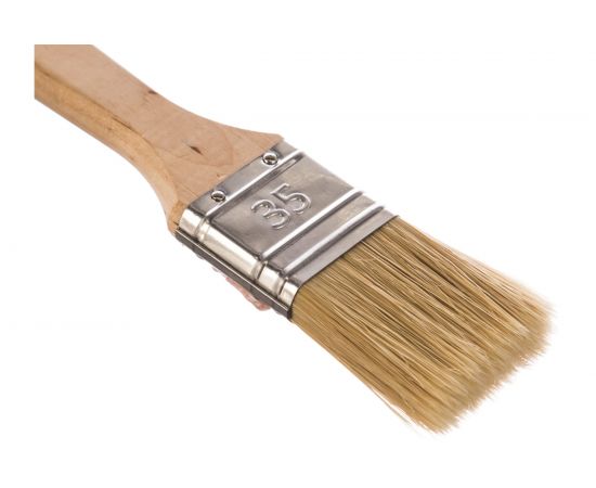 Флейцевая кисть для красок Лазурный берег смешанная щетина, деревянная ручка КФ 35*12 
