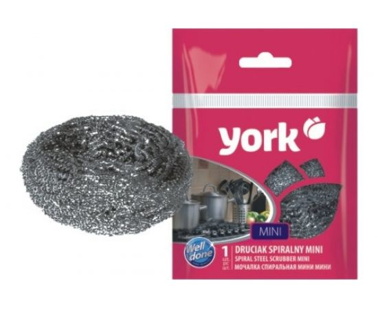 Спиральная губка YORK МИНИ из нержавеющей стали 002020 