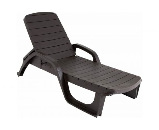 Пластиковый лежак Garden Story Прованс шоколад 3730-МТ003 