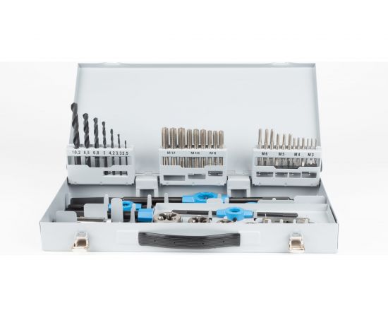 Набор ручных метчиков и плашек NORGAU M3-M12, 43 предмета 013904330 