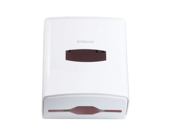 Диспенсер для полотенец ЛАЙМА PROFESSIONAL,ZZ,белый, ABS-пластик, 601426 – изображение 2