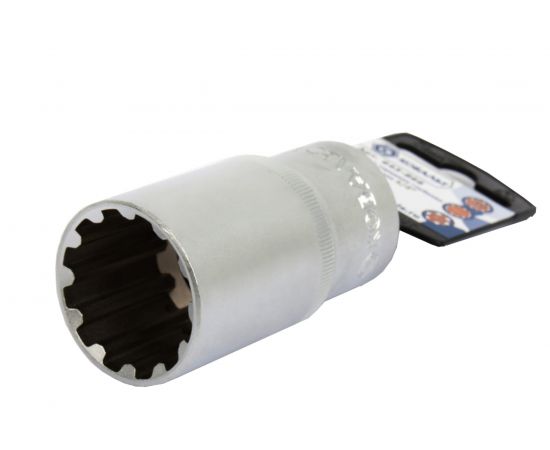 Головка торцевая универсальная (30мм, 1/2", SPLINE, Cr-V) КОБАЛЬТ 643-866 – изображение 2