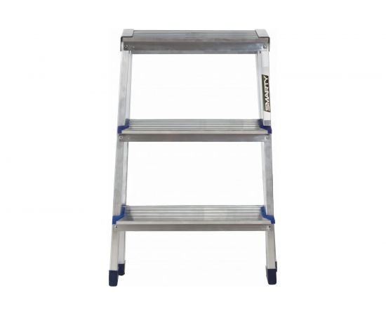 Алюминиевая двухсторонняя стремянка SMARTY Alpha Duo 3 ступени SN026-03 – изображение 2