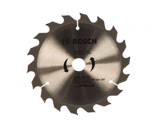 Пильный диск ECO WOOD (160x20 мм; 18T) Bosch 2608644372 – изображение 2