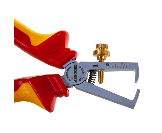 Плоскогубцы для снятия изоляции GEDORE VDE с изоляцией в виде чехла, 160 мм 1552074 – изображение 2