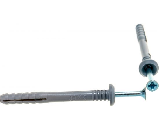 Дюбель-гвоздь с бортиком Метизный двор 6x60, 100 шт. 4607159068682 – изображение 3