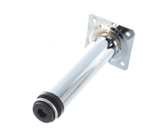 Ножка Tech-Krep D30х150 круглая, нерегулируемая, хром - накладка 151279 – изображение 3