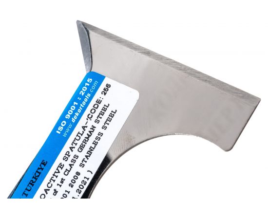 Скребок DEKOR многофункциональная нержавеющая сталь, 65х90х220 фибергласовая ручка 256 – изображение 3