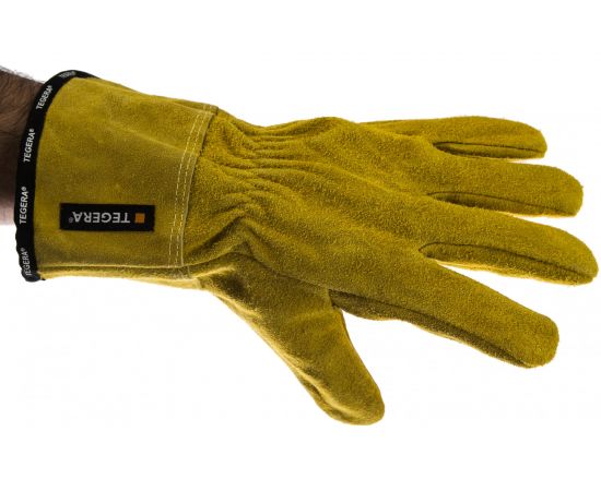 Краги-сварщика из спилковой воловьей кожи, на полной подкладке TEGERA размер 11 17-11 – изображение 3