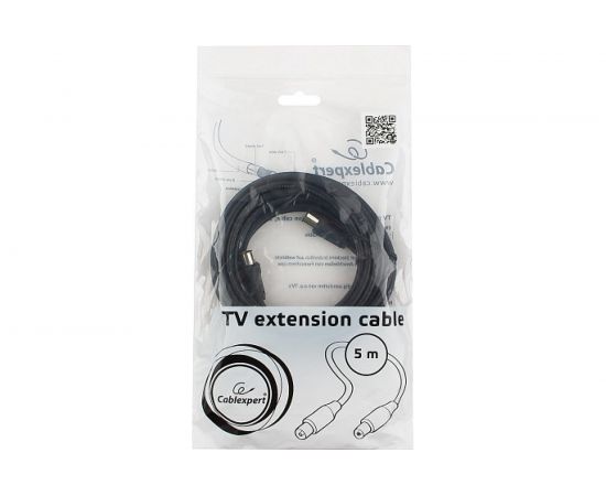 Телевизионный кабель Cablexpert, Coaxial, M/F, 5м, CCV-515-5M – изображение 3