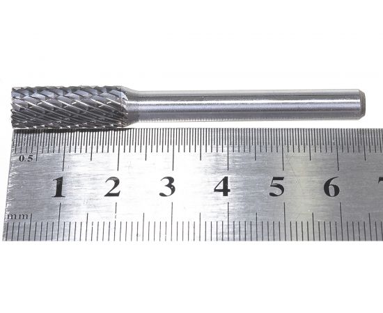 Борфреза цилиндрическая с зубчатым торцом (8х20х6х65 мм; ВК8; В08; 20Х06) ИНСТУЛС 00001337641 – изображение 4