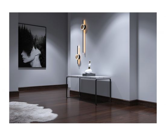 Напольный плинтус Decor-Dizayn ударопрочный, влагостойкий, темный орех, 79х13х2400 мм 005-73SH – изображение 4