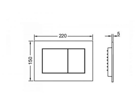 Инсталляция TECE с панелью смыва Now белая 9400013 – изображение 6