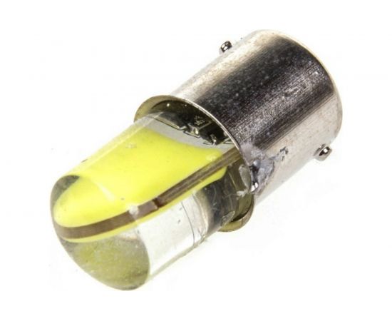 Автолампа диод S25 2 COB диода BAY15d 2-контурная, белая SKYWAY S08201248 